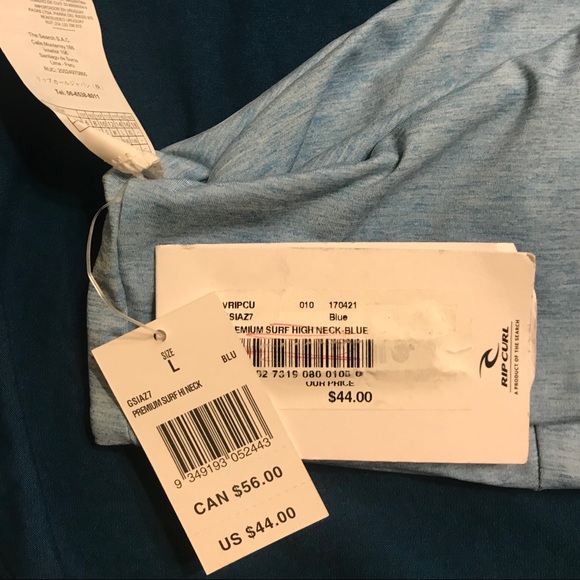 NWT ripcurl high neck bikini top - Picture 4 of 4